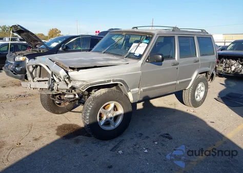 2001 Jeep Cherokee Sport z USA, uszkodzony, nr VIN 1J4FT48S21L600706